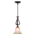 Monrovia Bronze Mini Pendant Ceiling Light 8.5 In W X 22.5 In H X 8.5 In D