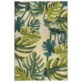 Monstera Palm Leaf Indoor Outdoor Area Rug Botanical Design