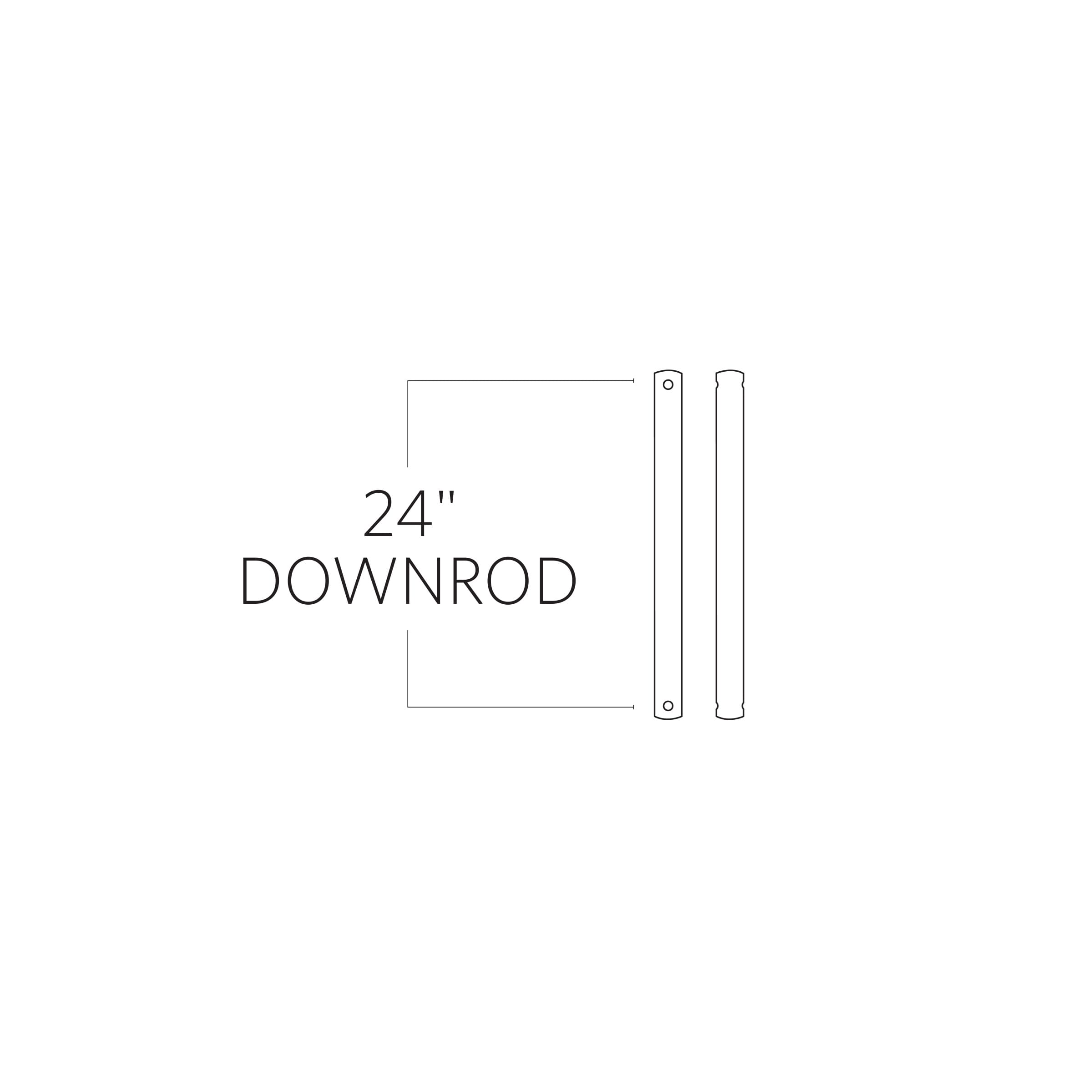 Monte Carlo 24 Inch Downrod