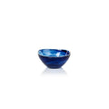 Monte Carlo 5.5 Diameter Small Glass Bowl Indigo Alabaster Set Of 6