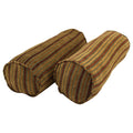 Montego Assorted 20 Inch Chenille Bolster Pillow Set Of 2