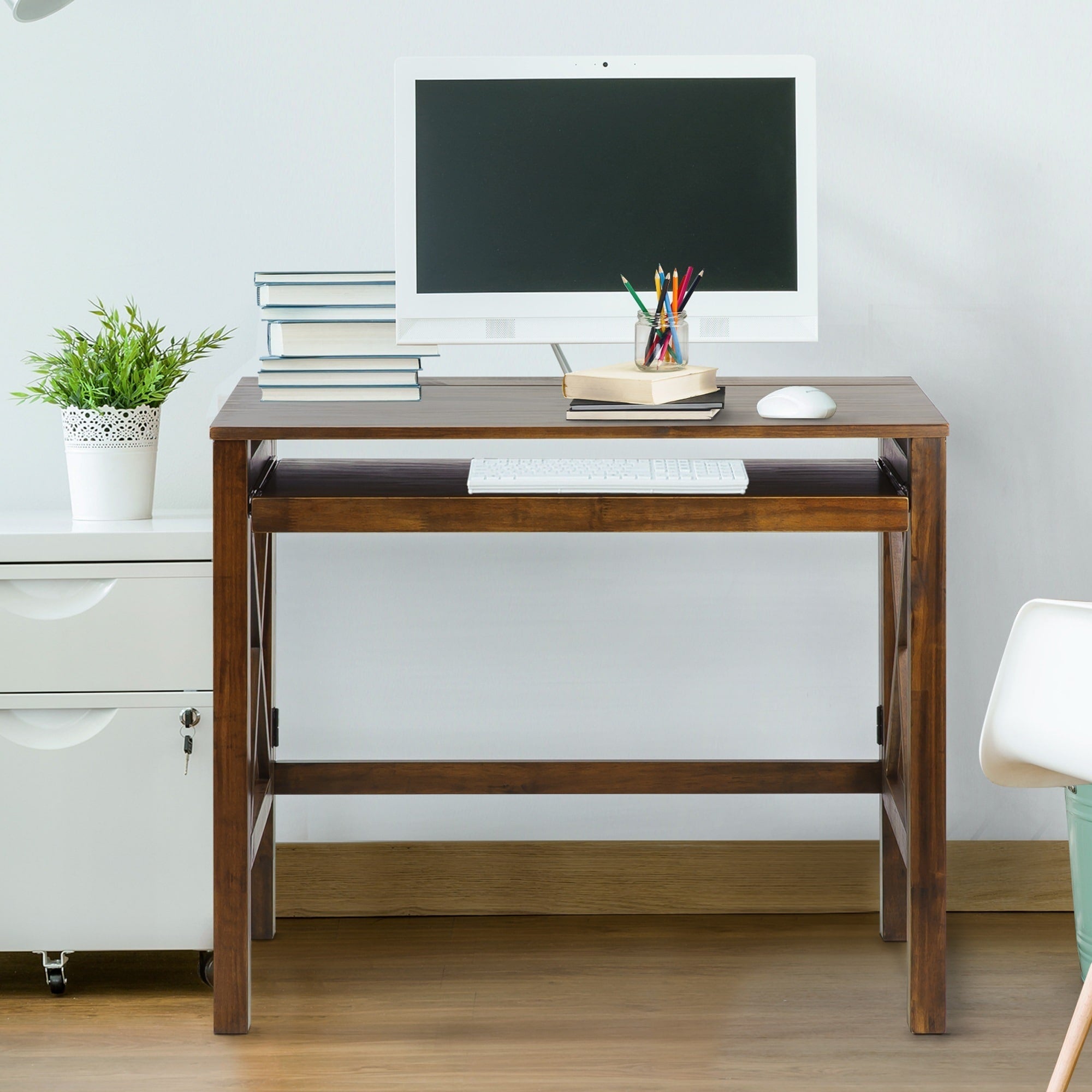 The Gray Barn La Vida Pull Out Tray Folding Desk