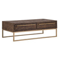 Monterey Wood Coffee Table In Smokey Taupe
