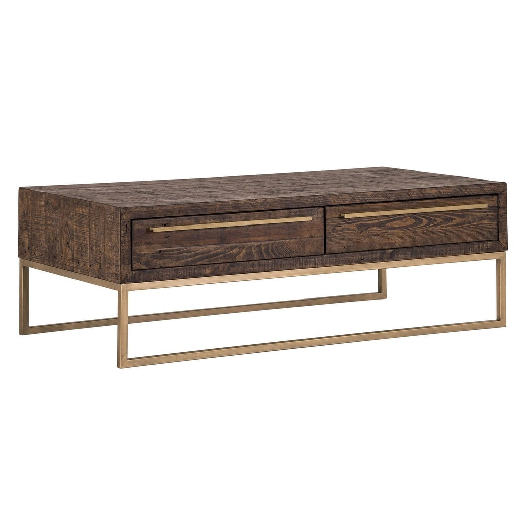 Monterey Wood Coffee Table In Smokey Taupe