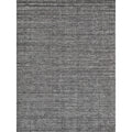 Montero Handloomed Wool Pet Yarn Black Ivory Area Rug