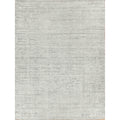 Montero Handloomed Wool Pet Yarn Silver Gray Area Rug