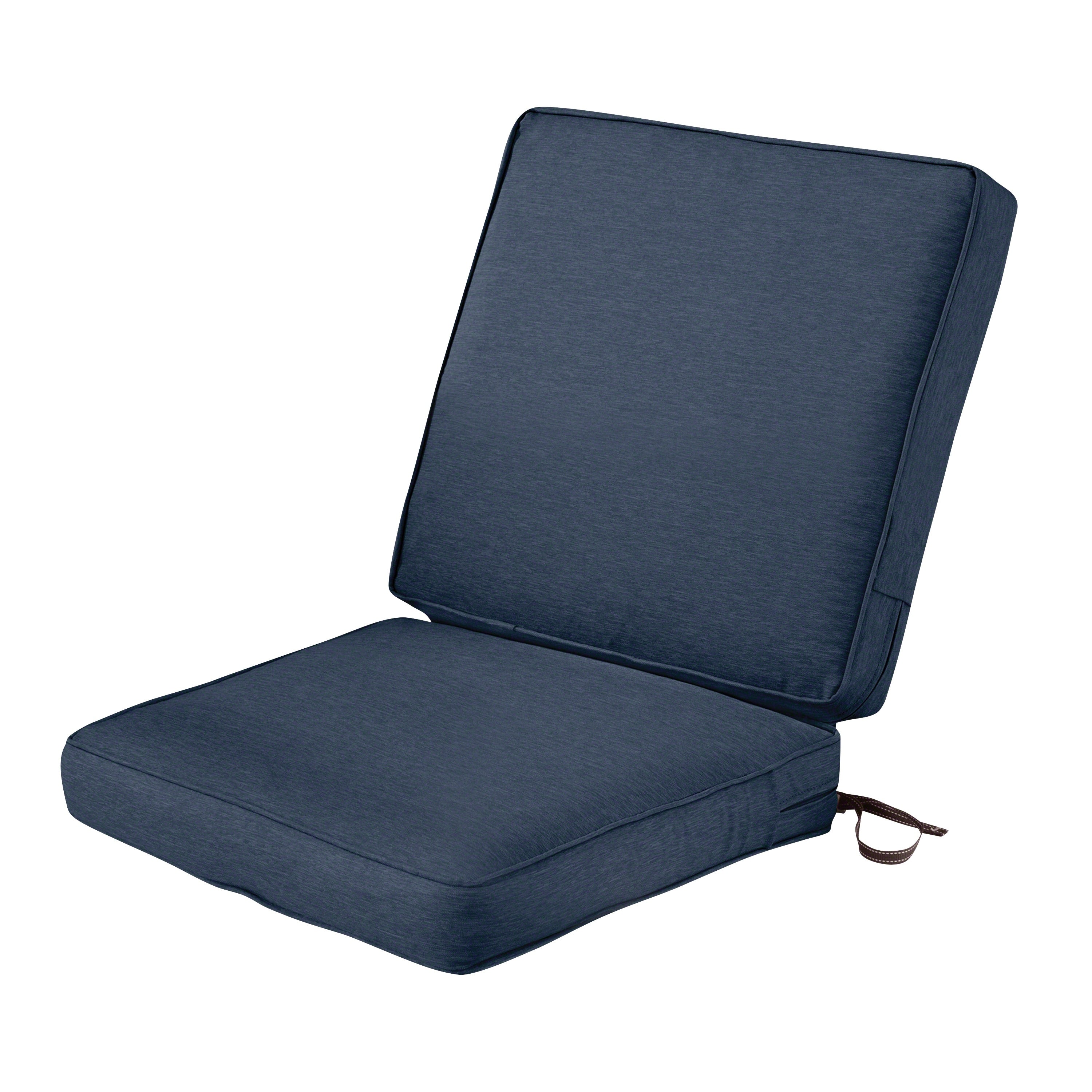 Montlake Fadesafe Patio Chair Cushion 3 Thick 44 L X 20 W X 3 T