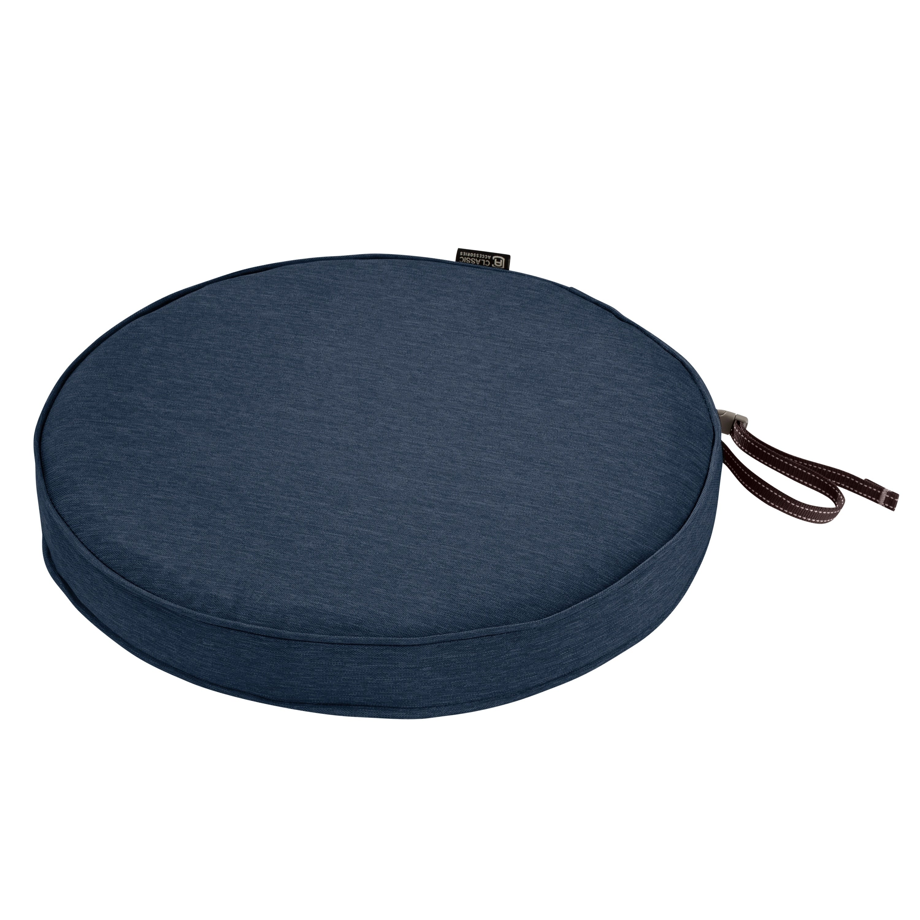 Classic Accessories Montlake Water Resistant 18 Dia X 2 Inch Patio Dining Seat Cushion Antique Beige