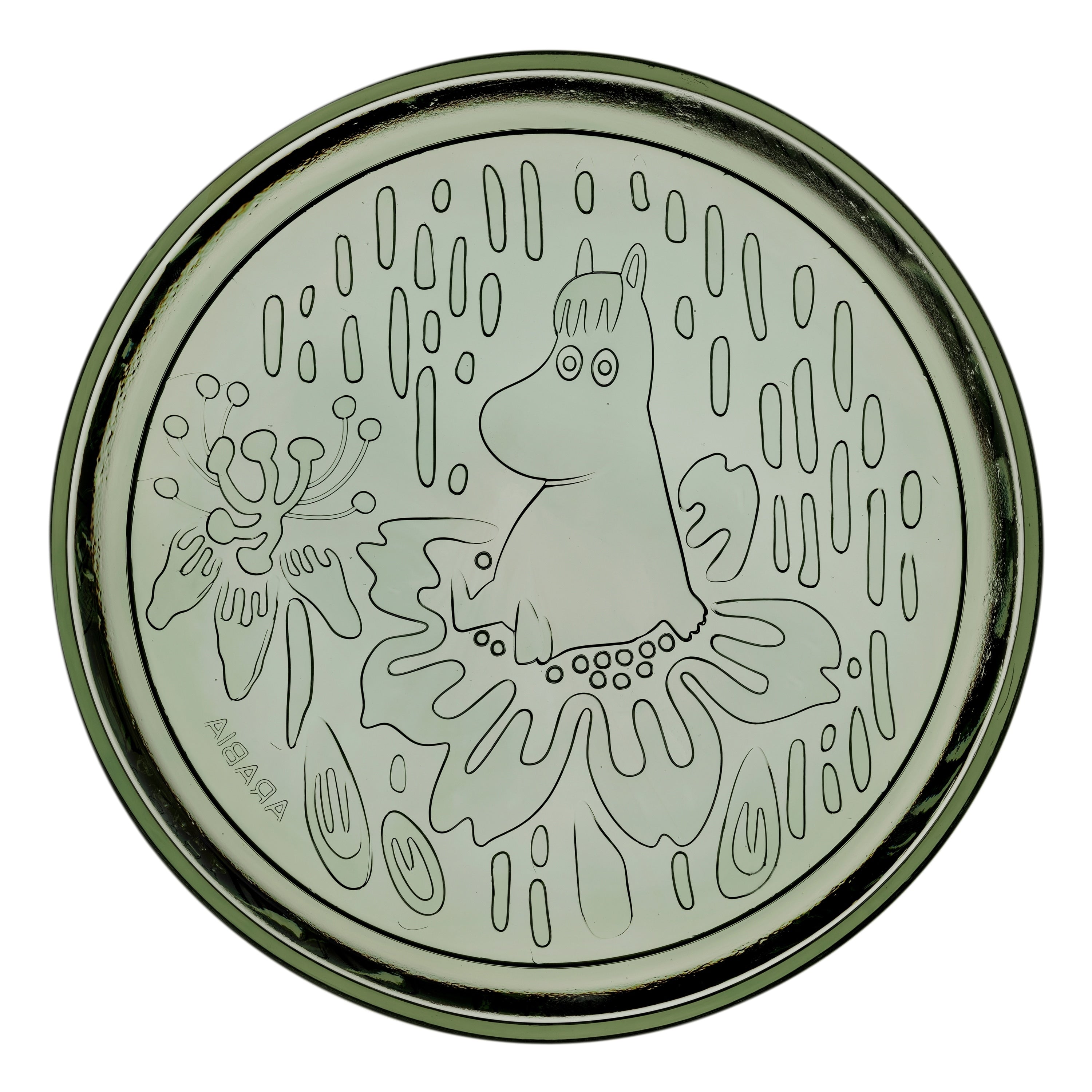 Moomin Glass Plate 6.1In