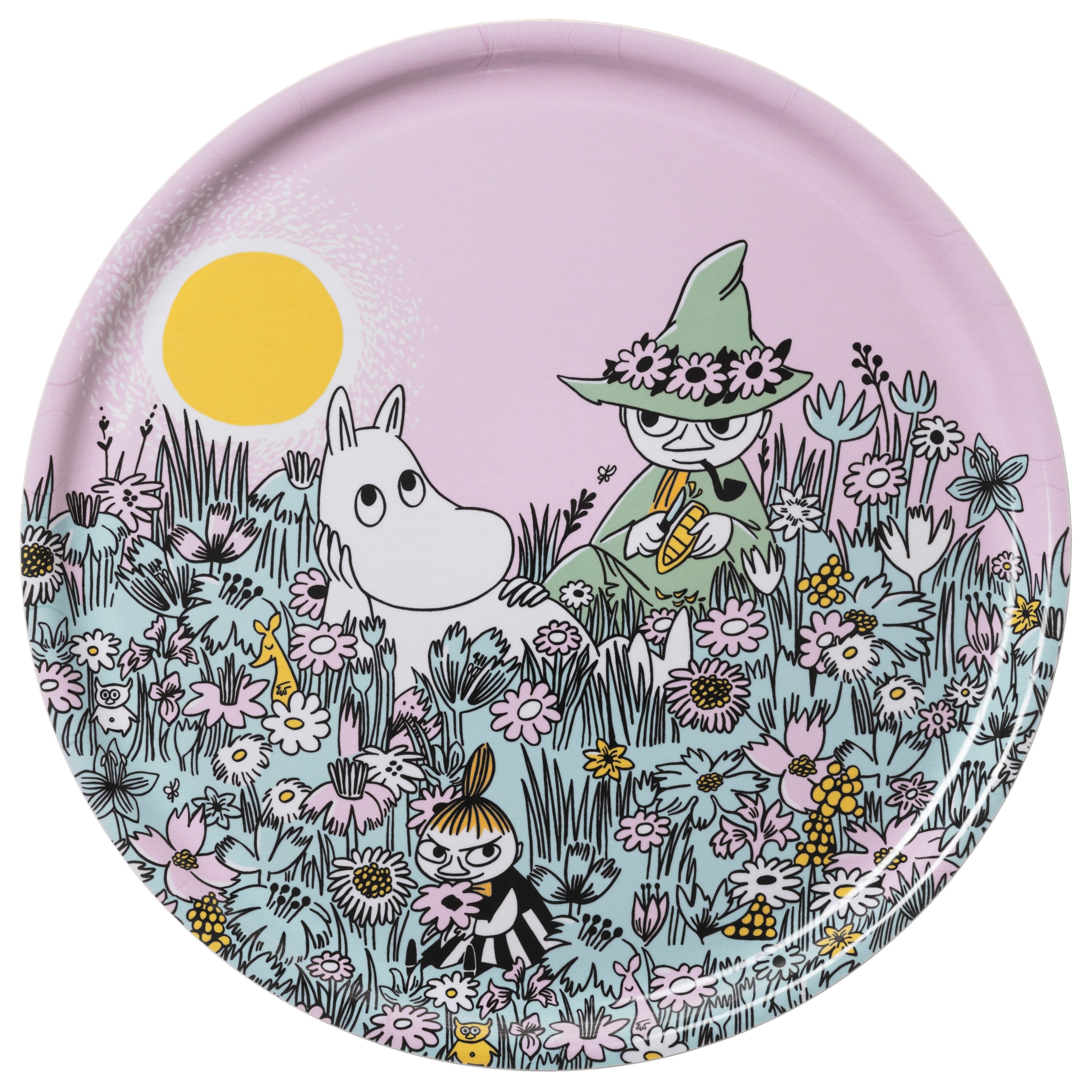 Moomin Tray 13.8In Friends Forever