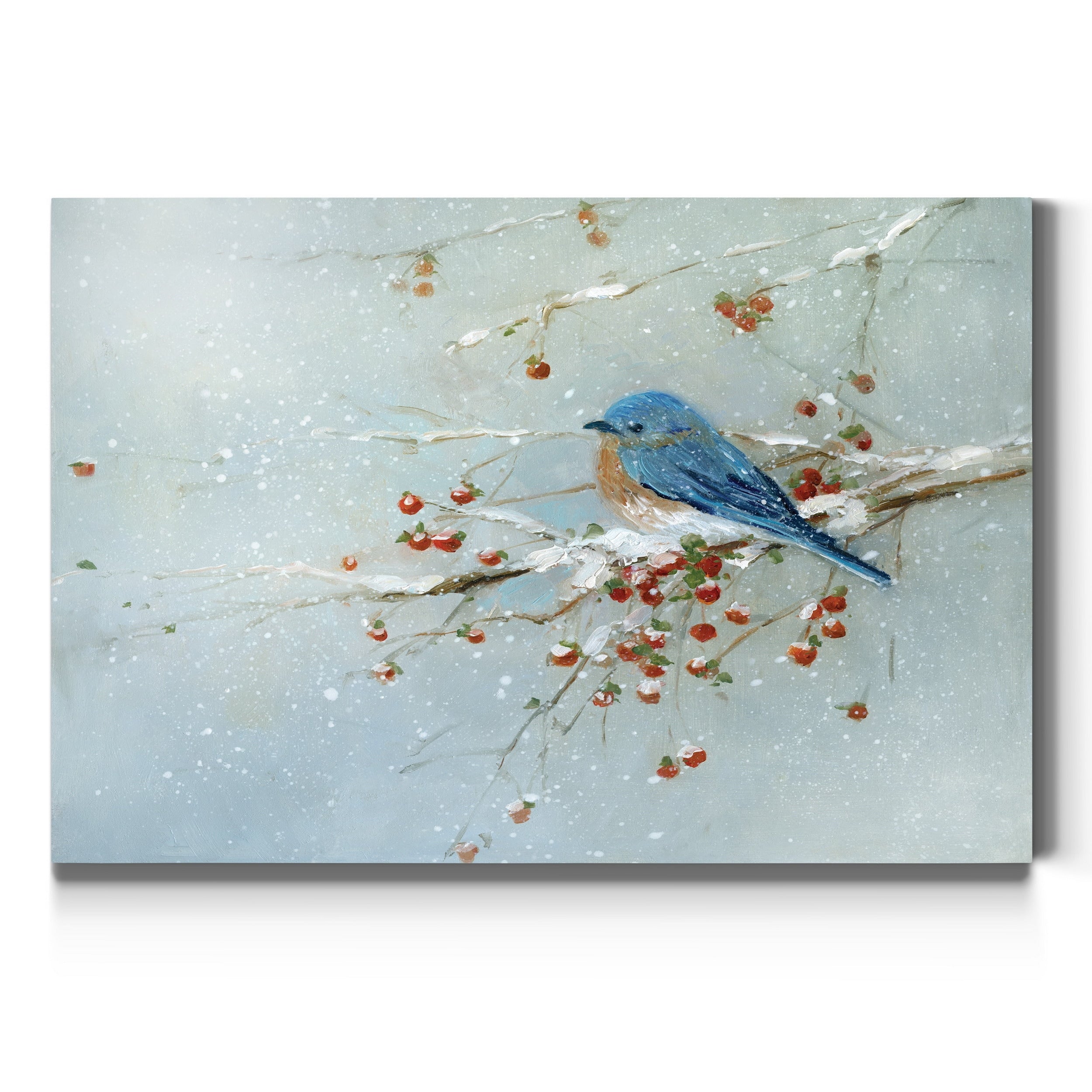 Moonlit Skaters Premium Gallery Wrapped Canvas Ready To Hang