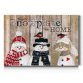 Snowplace Like Home Gallery Wrapped Canvas