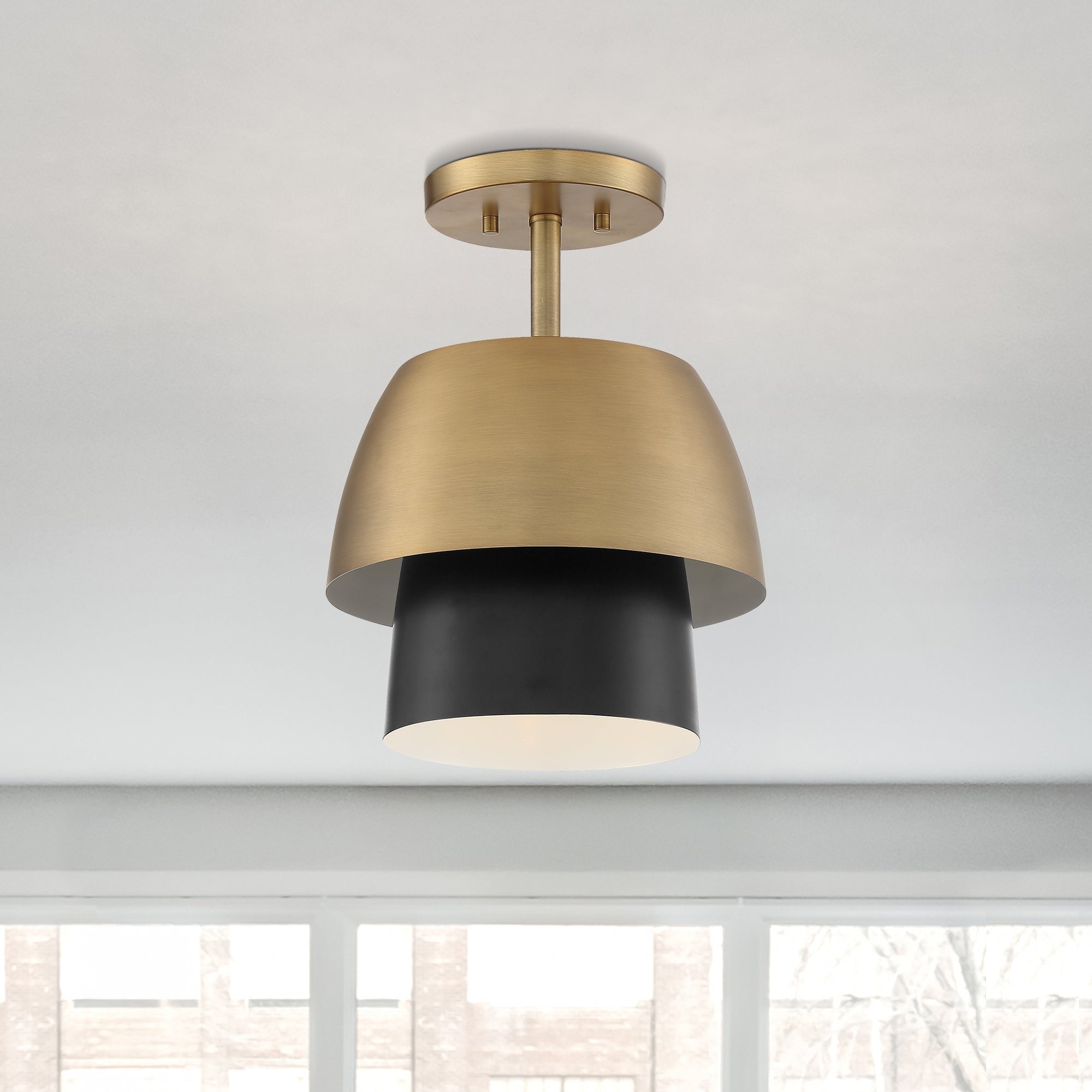 Moonshadow 1 Semi Flushmount