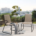 Moonstone Modern Outdoor Rope Weave Club Chair Set Of 2 By Christopher Knight Home