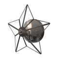 Moravian Star 12 High 1 Light Sconce Oil Rubbed Bronze 12 Inch Tall