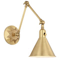 Crystorama Morgan Collection 1 Light Aged Brass Wall Sconce