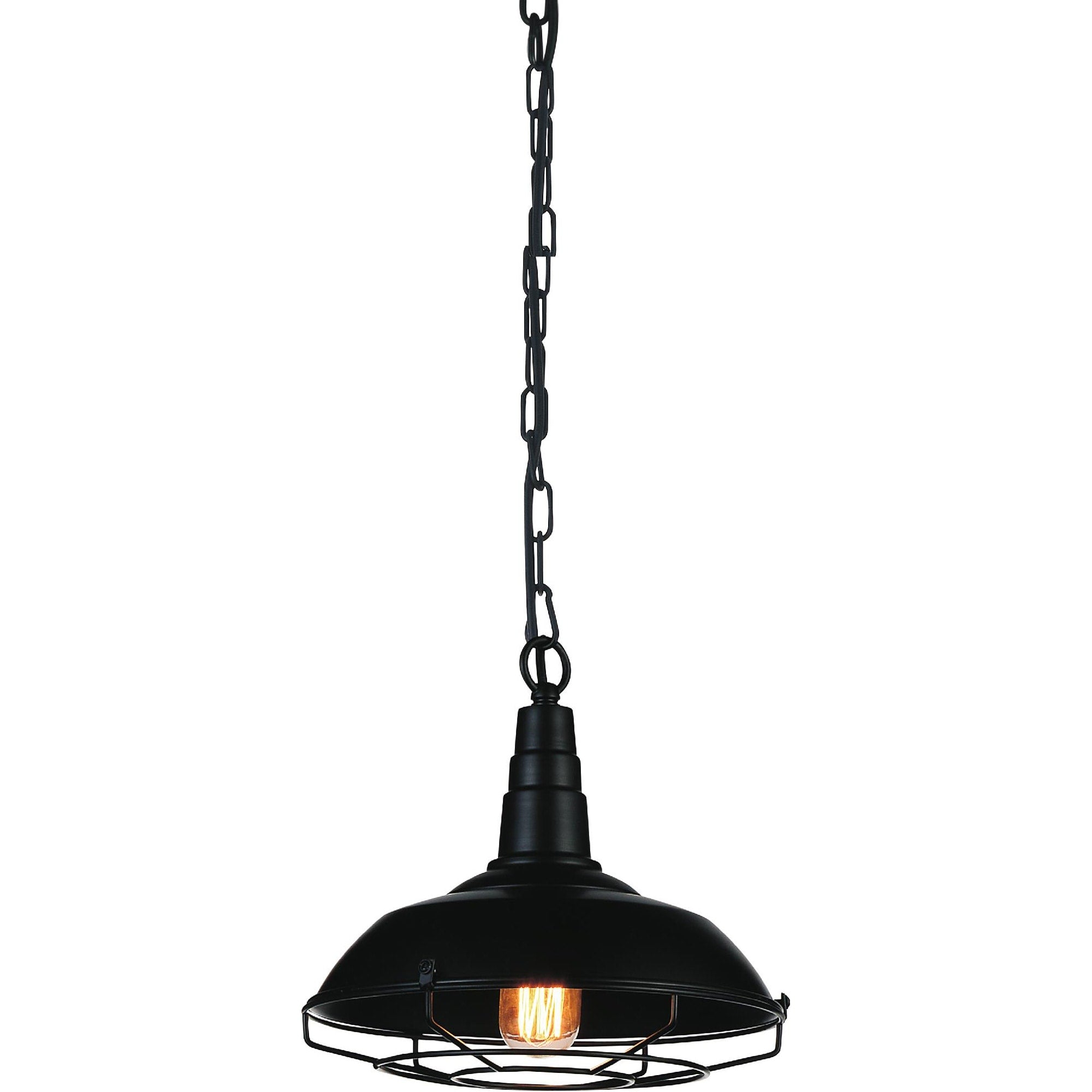 Carbon Loft Vertigogo 1 Light Mini Pendant With Black Finish