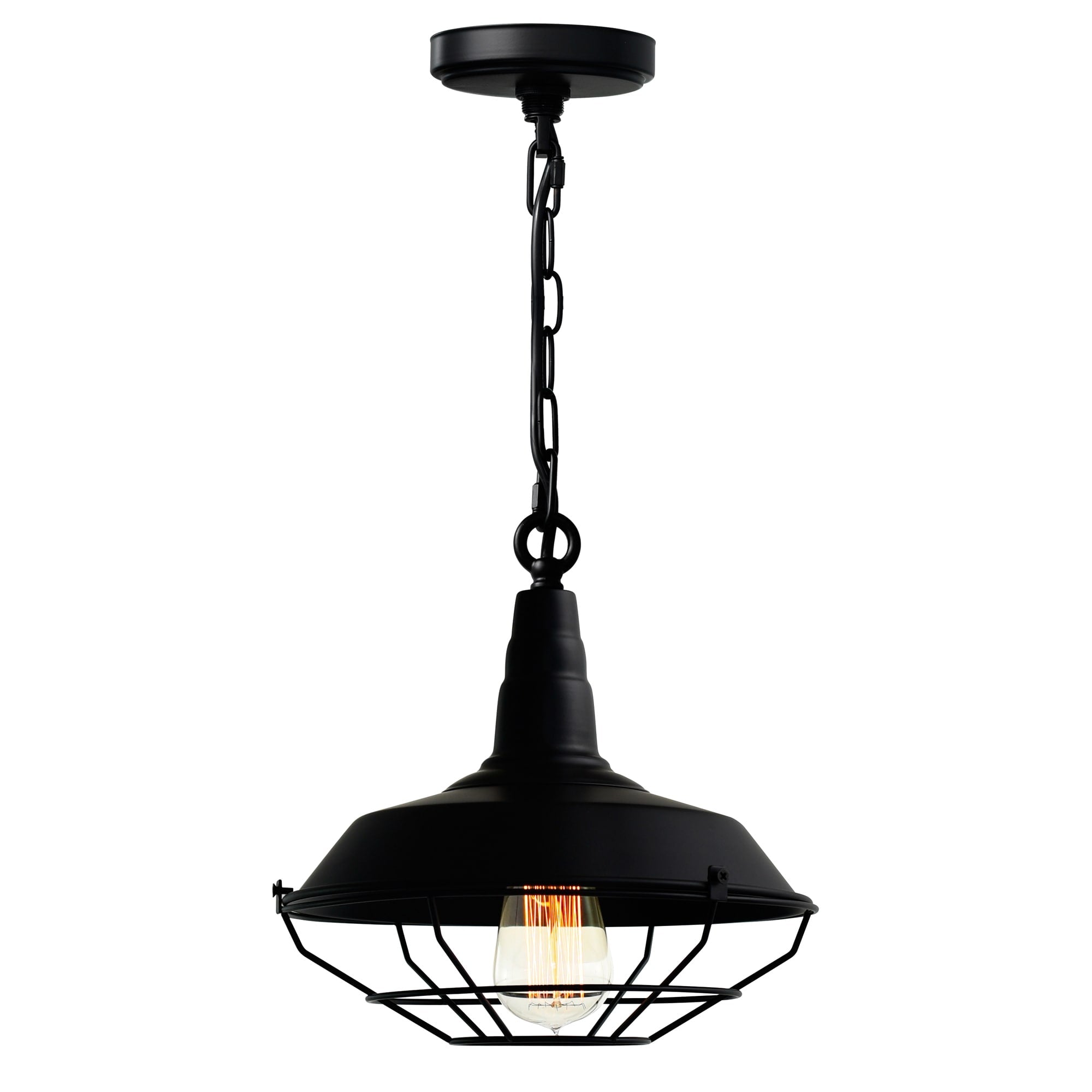 Carbon Loft Vertigogo 1 Light Mini Pendant With Black Finish