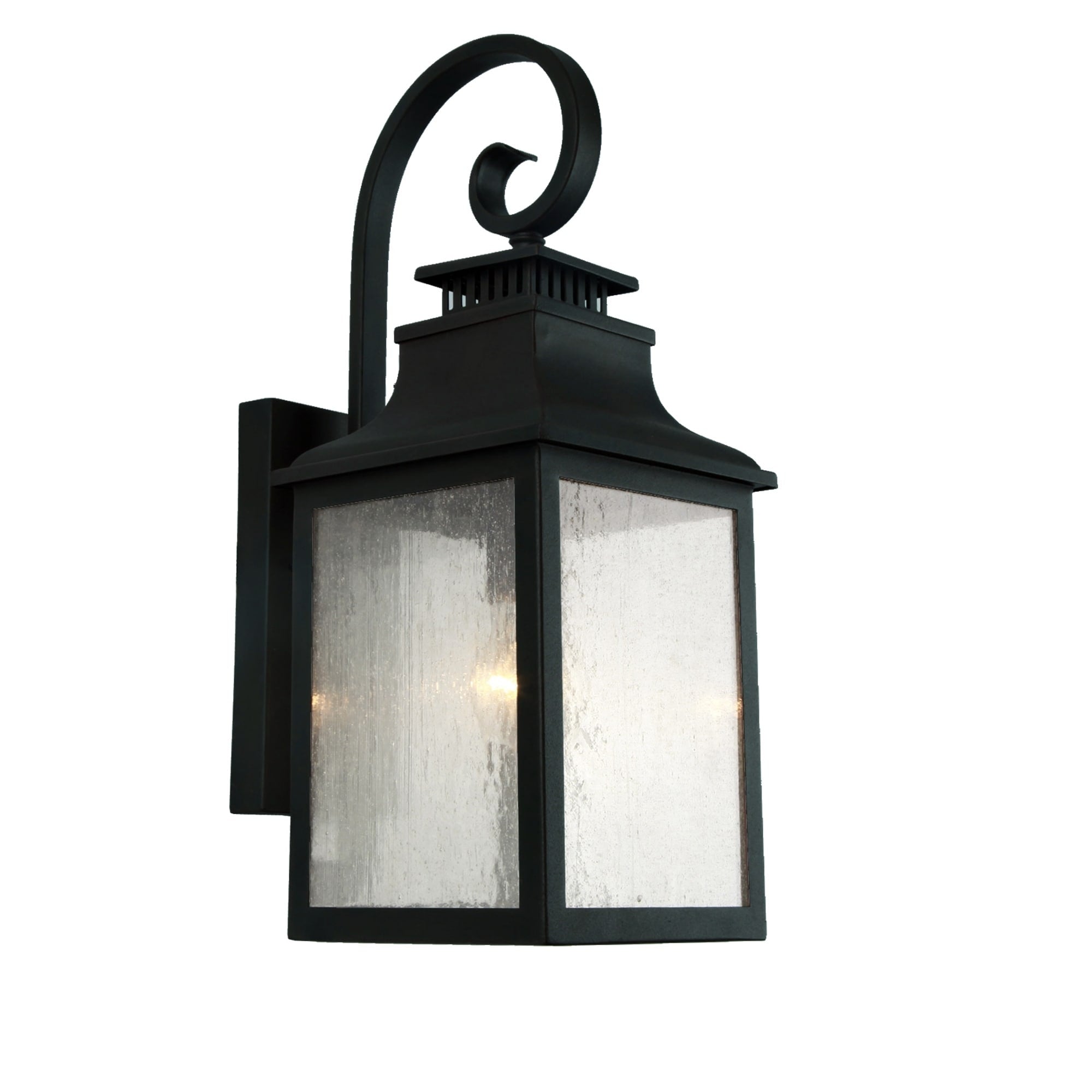Y Decor Morgan 3 Light Exterior Light In Imperial Black Finish