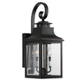 Morgan 3 Light Outdoor Wall Mounted Lighting In Oil Rubbed Bronze Finish Oil Rubbed Bronze