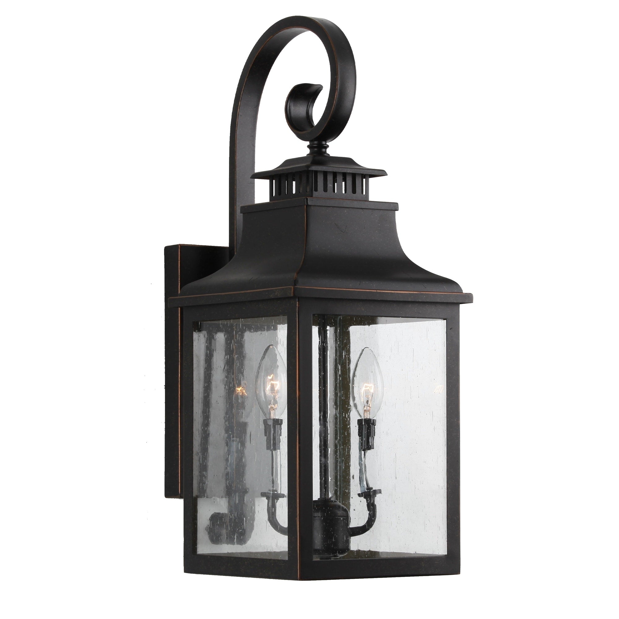 Morgan 3 Light Outdoor Wall Mounted Lighting In Oil Rubbed Bronze Finish Oil Rubbed Bronze