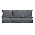 Havenside Home Morgantown Charcoal Indoor Outdoor Corded Sofa Cushion Set