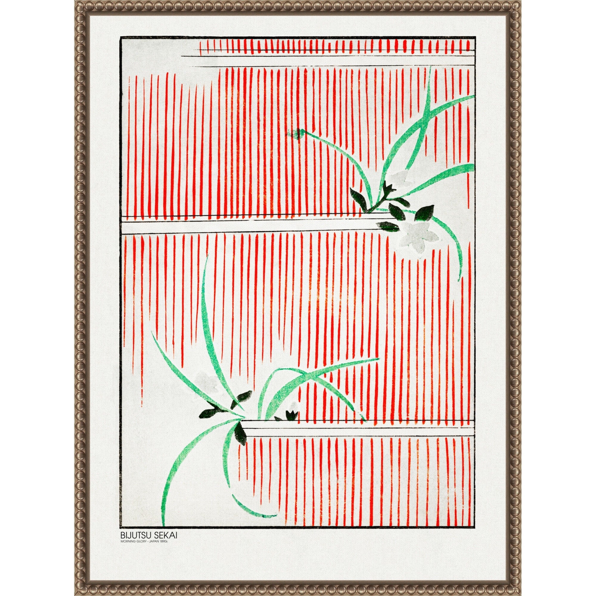 Morning Glory By Bijutsu Sekai Framed Canvas Wall Art