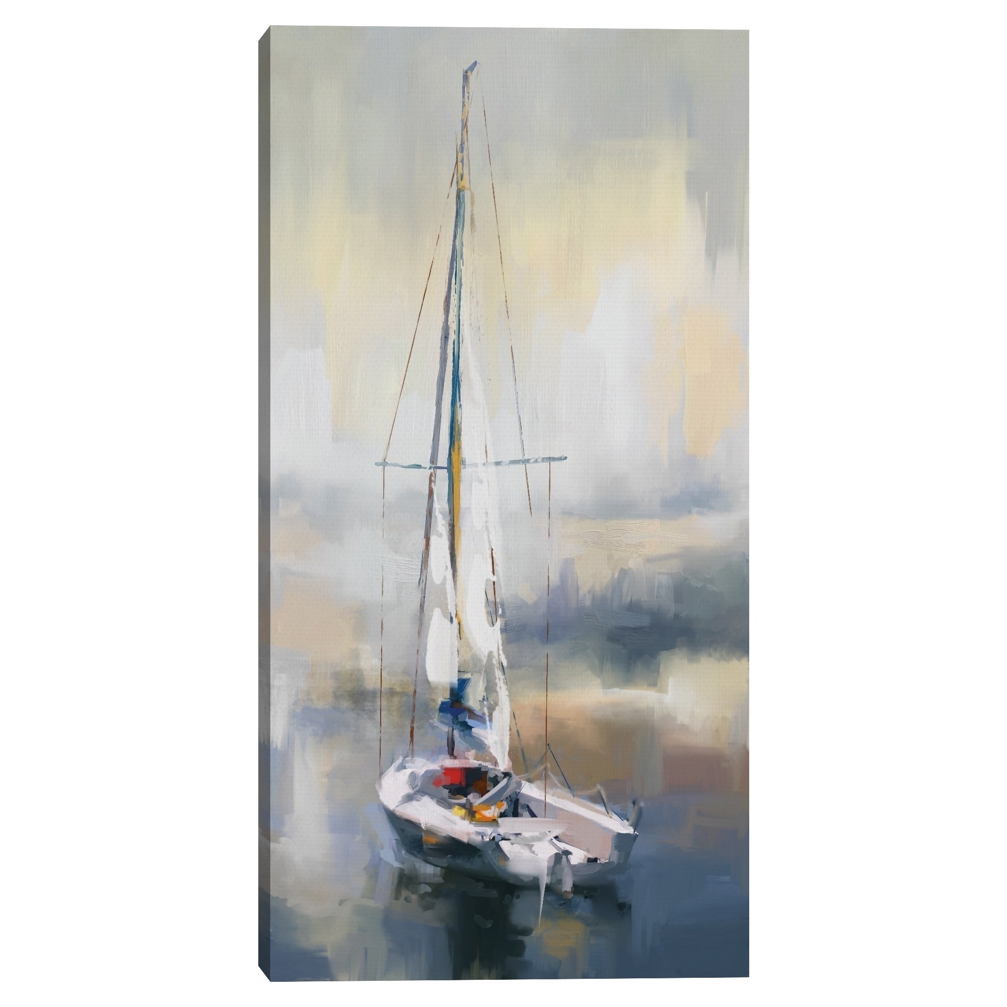 Morning Masts Ii By Studio Arts Canvas Art Print