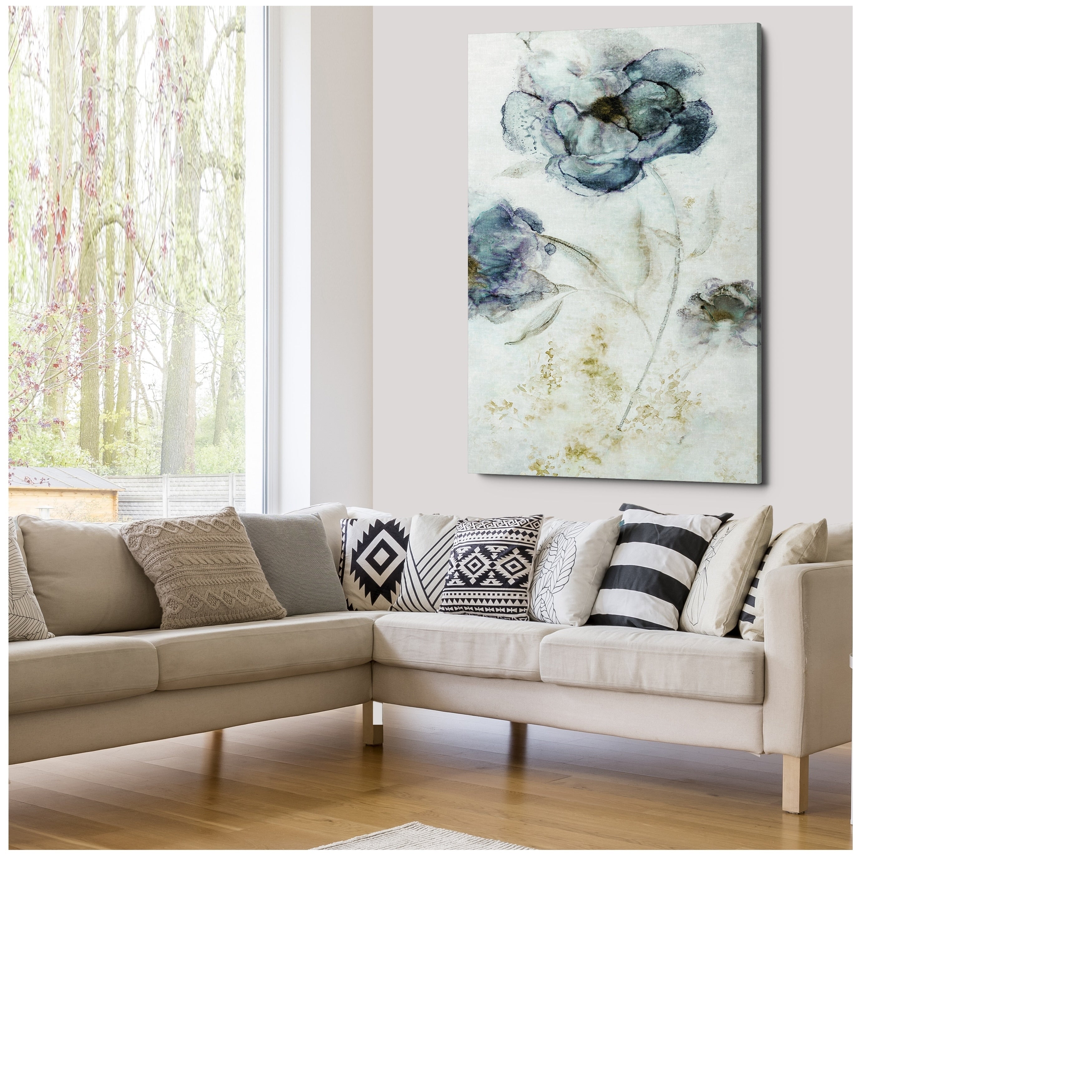 Morning Peony Gallery Wrapped Canvas