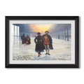 Morning After The 1884 Hans Andersen Brendekilde Custom Framed Print