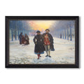 Morning After The Carnival 1884 Hans Andersen Brendekilde Custom Framed Canvas