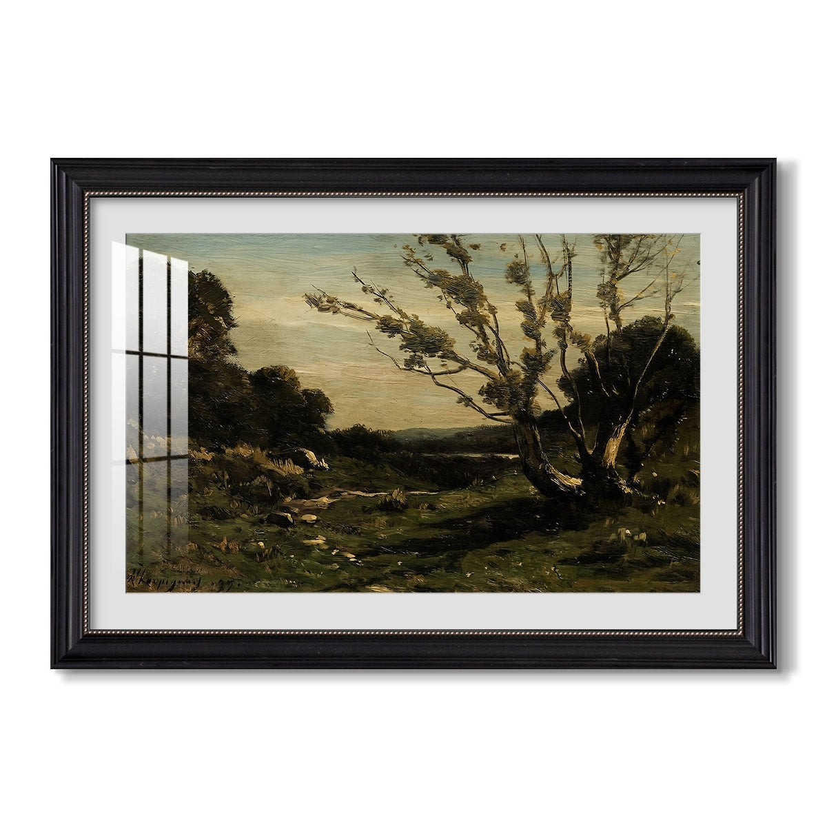 Morning In The Nievre 1877 Henri Harpignies Custom Framed Print