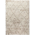 Well Woven Moroccan Lattice Shag Vanilla Super Plush Thick Ivory Beige Area Rug 33 X 53
