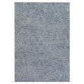 Moroccan Hand Knotted New Zealand Wool Aqua Area Rug 6 X 9