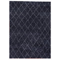 Moroccan Hand Knotted New Zealand Wool Charcoal Area Rug