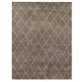 Moroccan Hand Knotted New Zealand Wool Gray Area Rug