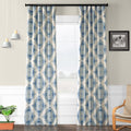 Moroccan Style Thermal Insulated Blackout Curtain Panel Pair