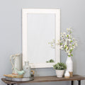 Morris Wall Mirror White 36 X 24 36 H X 24 W X 1 D