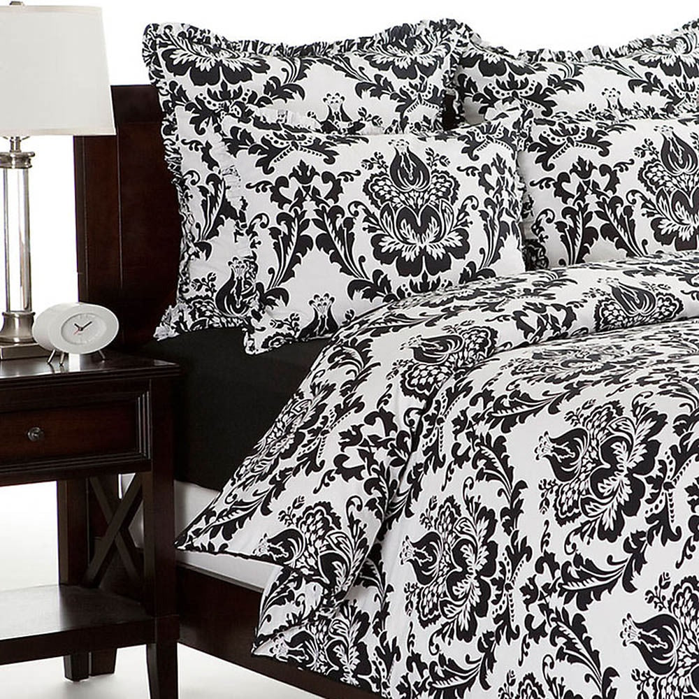 Morton Cotton Black And White Duvet Cover