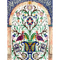 Mosaic Baby Peacock 12 Tile Ceramic Wall Panel