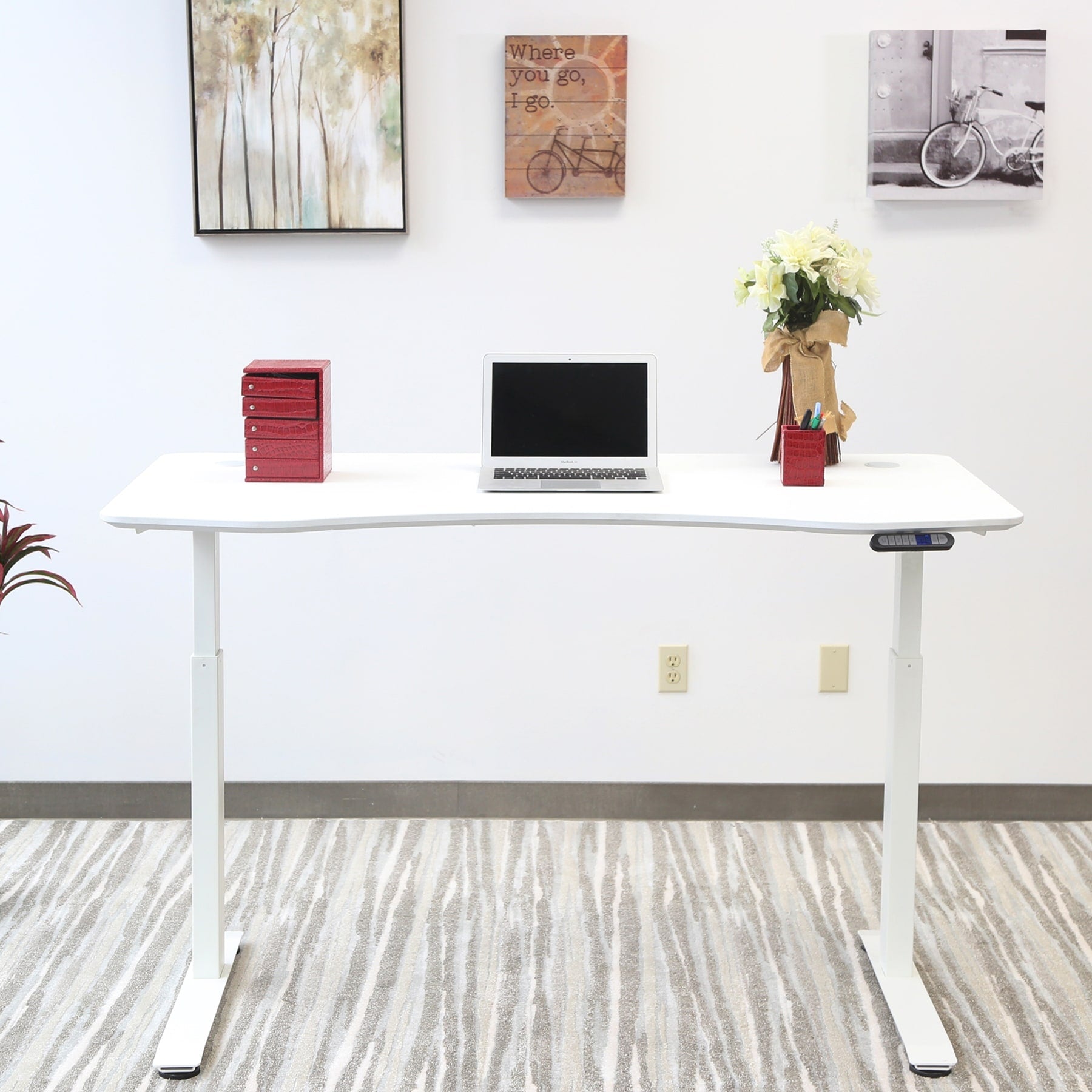 Motionwise Sdd60W Electric Standing Desk 30 X60 Manager Series