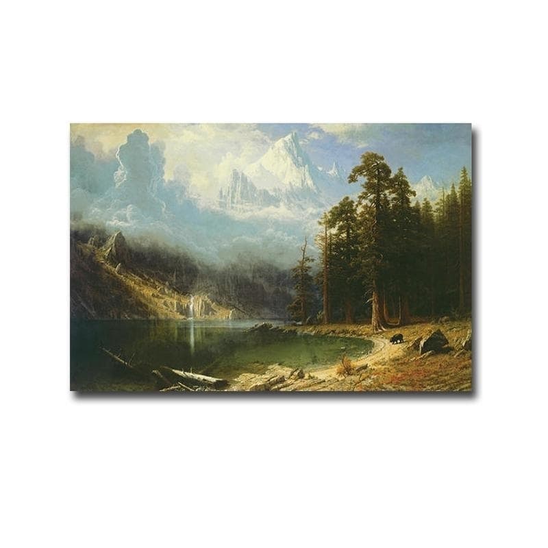 Mount Corcoran By Albert Bierstadt Gallery Wrapped Canvas Giclee Art 24 In X 36 In