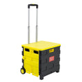 Mount It Rolling Utility Cart With Lid And Wheels 55 Lbs Capacity