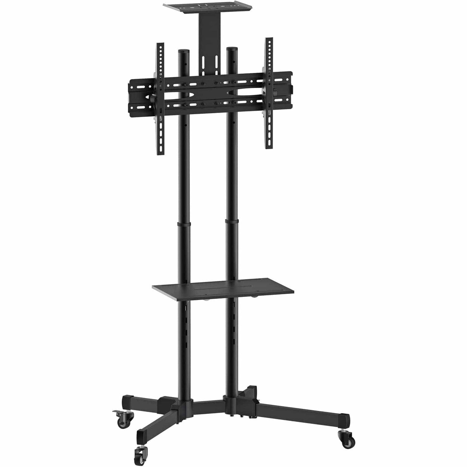 Mount It Tv Cart Mobile Tv Stand With Shelf