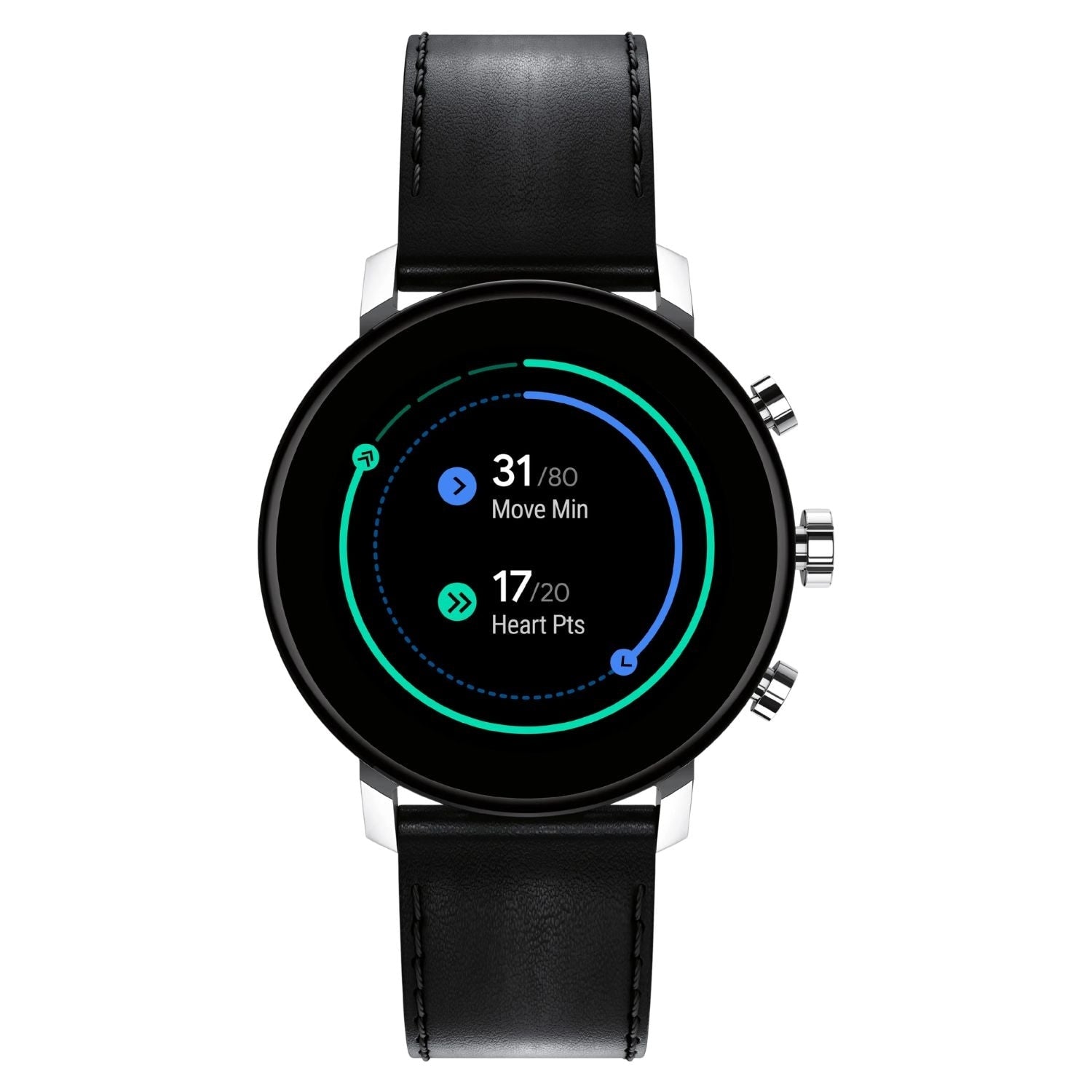 Movado Unisexs Connect Black Dial Watch 3660022 One Size