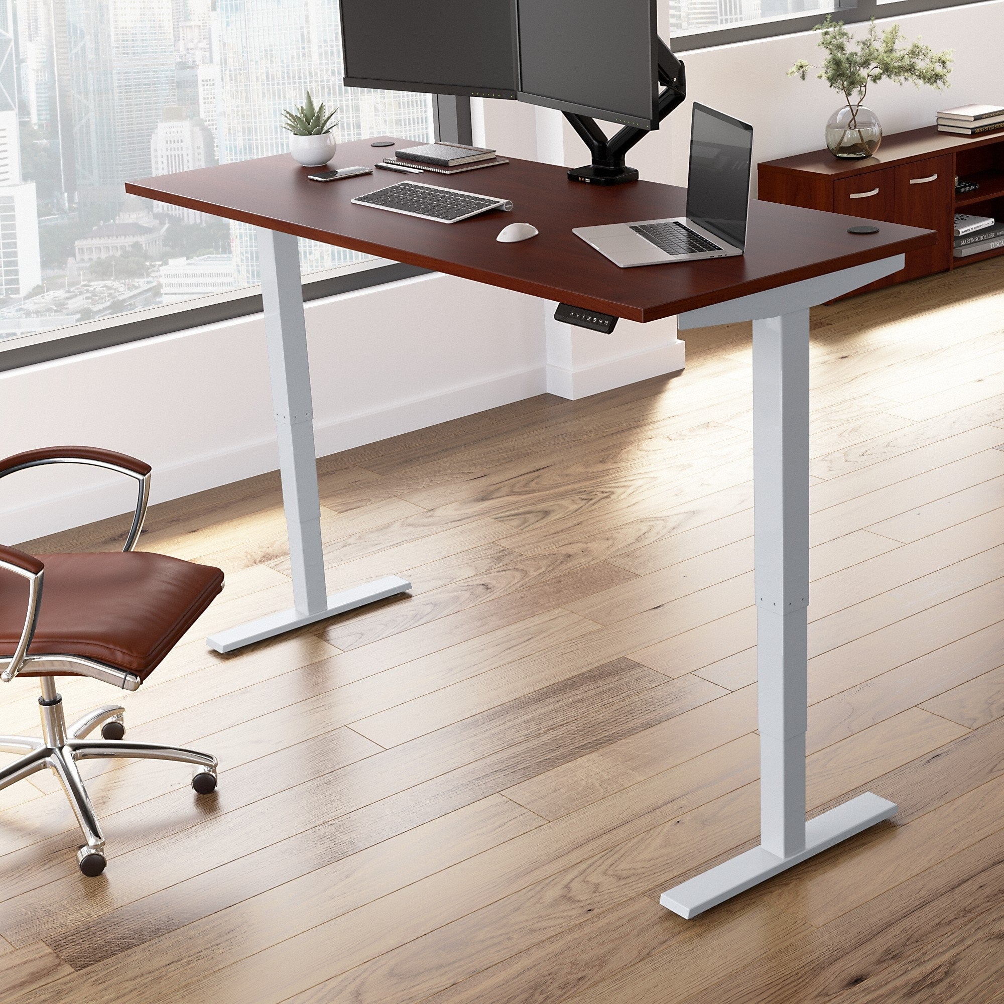 Move 40 72W X 30D Adjustable Standing Desk By Bush Business Furniture