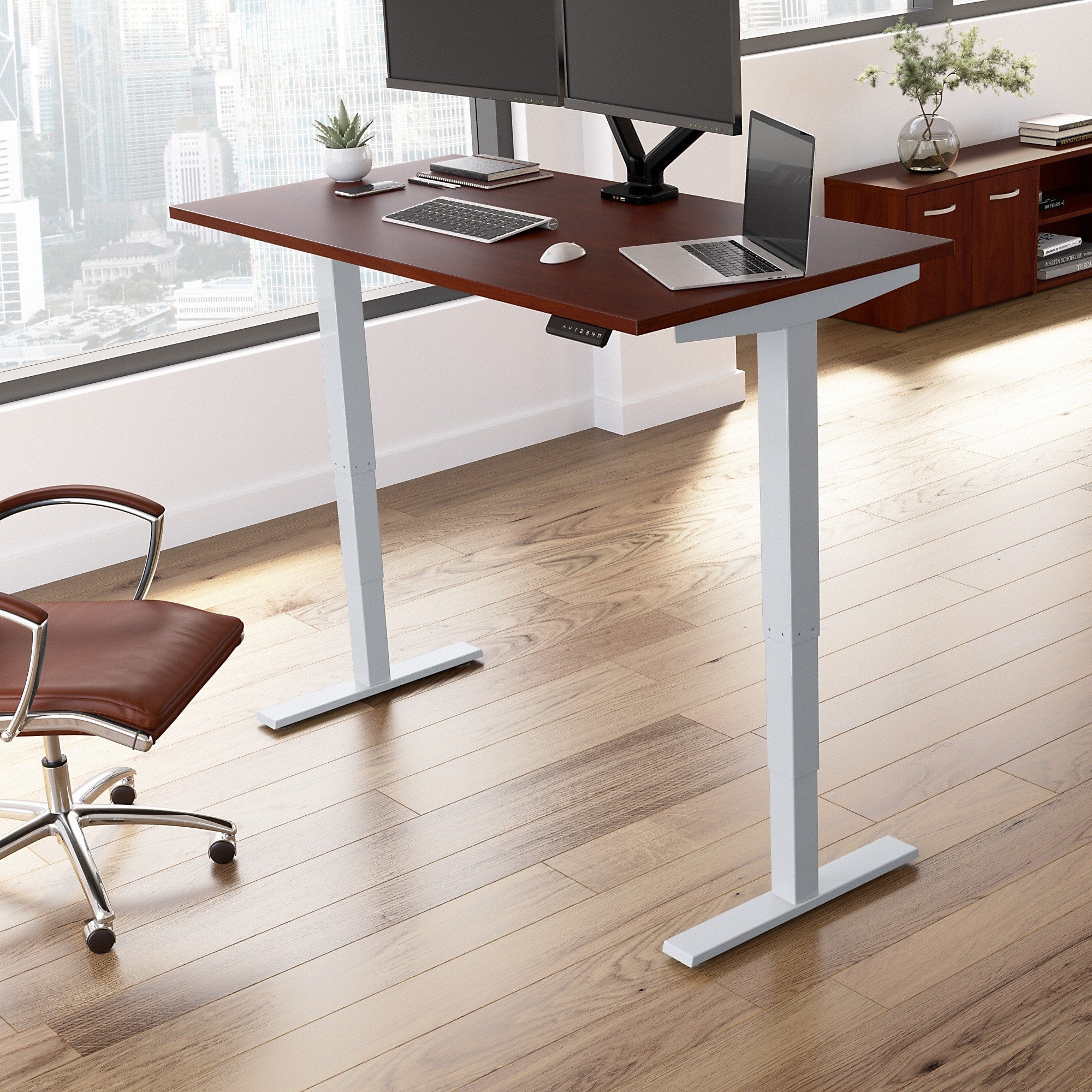 Move 40 60W X 30D Adjustable Standing Desk By Bush Business Furniture