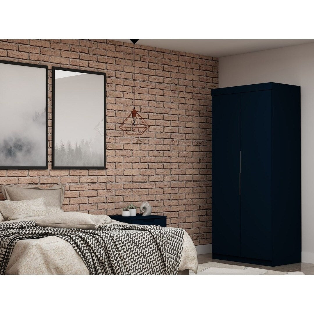 Mulberry 2.0 Sectional Modern Armoire Wardrobe Closet