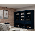 Mulberry Open 3 Sectional Modem Wardrobe Closet With 6 Drawers