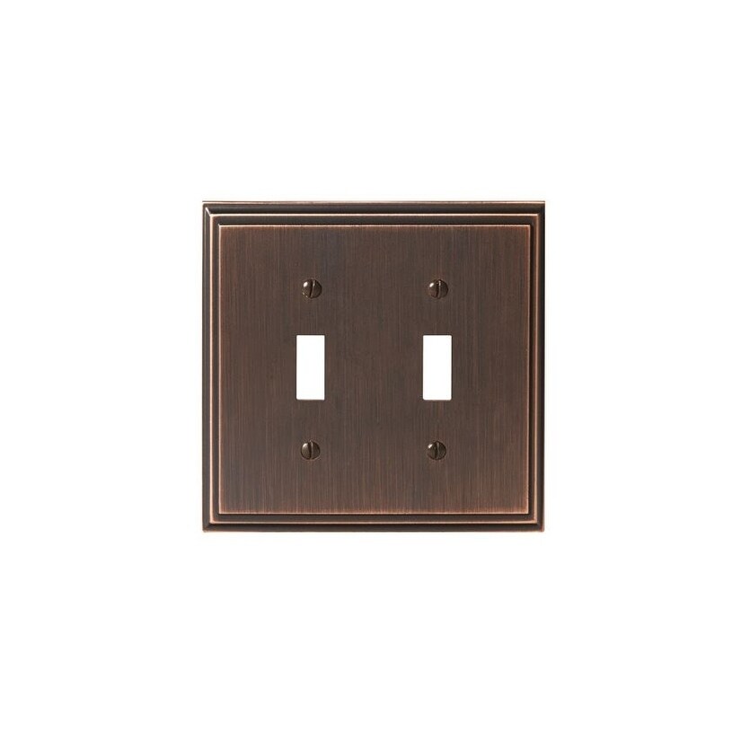 Mulholland 2 Toggle Oil Rubbed Bronze Wall Plate